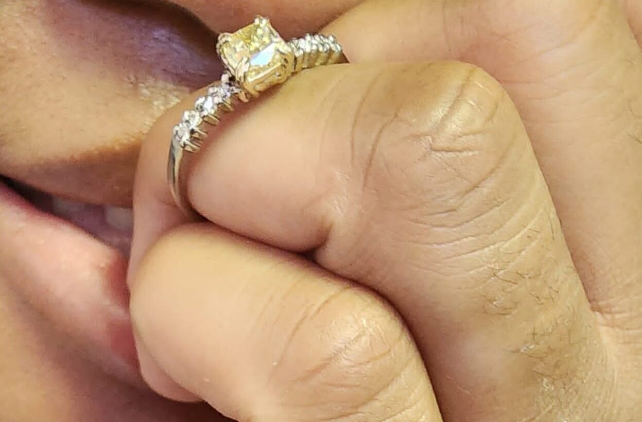 Intense Fancy Yellow Diamond Ring