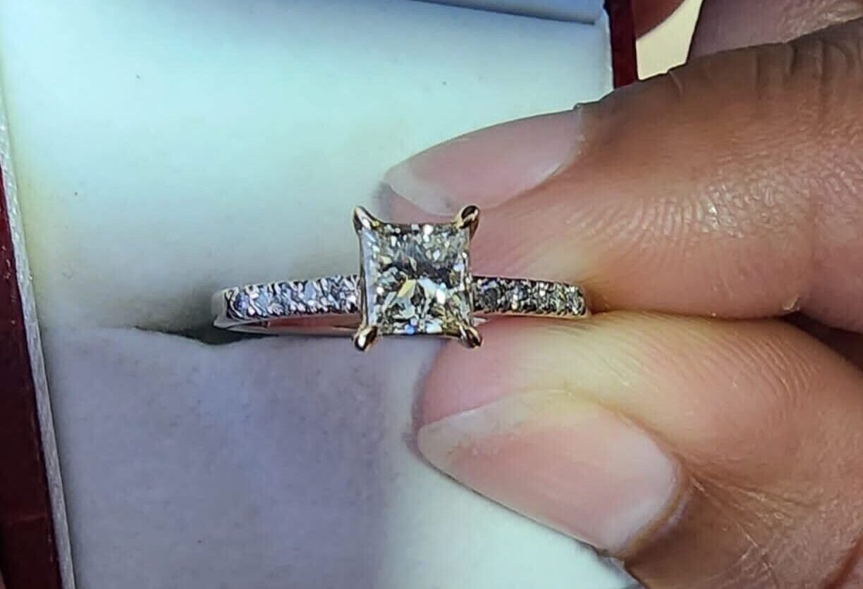 Fancy Yellow Princes Diamond Ring